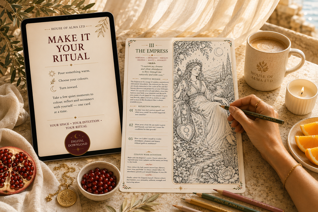 Colour Your Intuition: A Tarot Colouring Journey