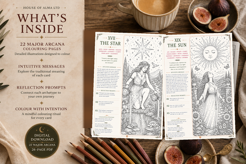 Colour Your Intuition: A Tarot Colouring Journey