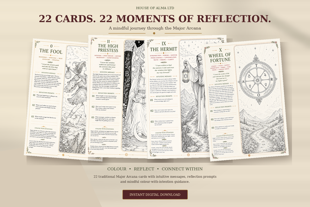 Colour Your Intuition: A Tarot Colouring Journey