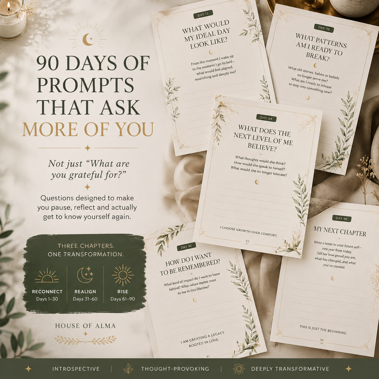 90 Days to Reconnect With Yourself: A Guided Journal