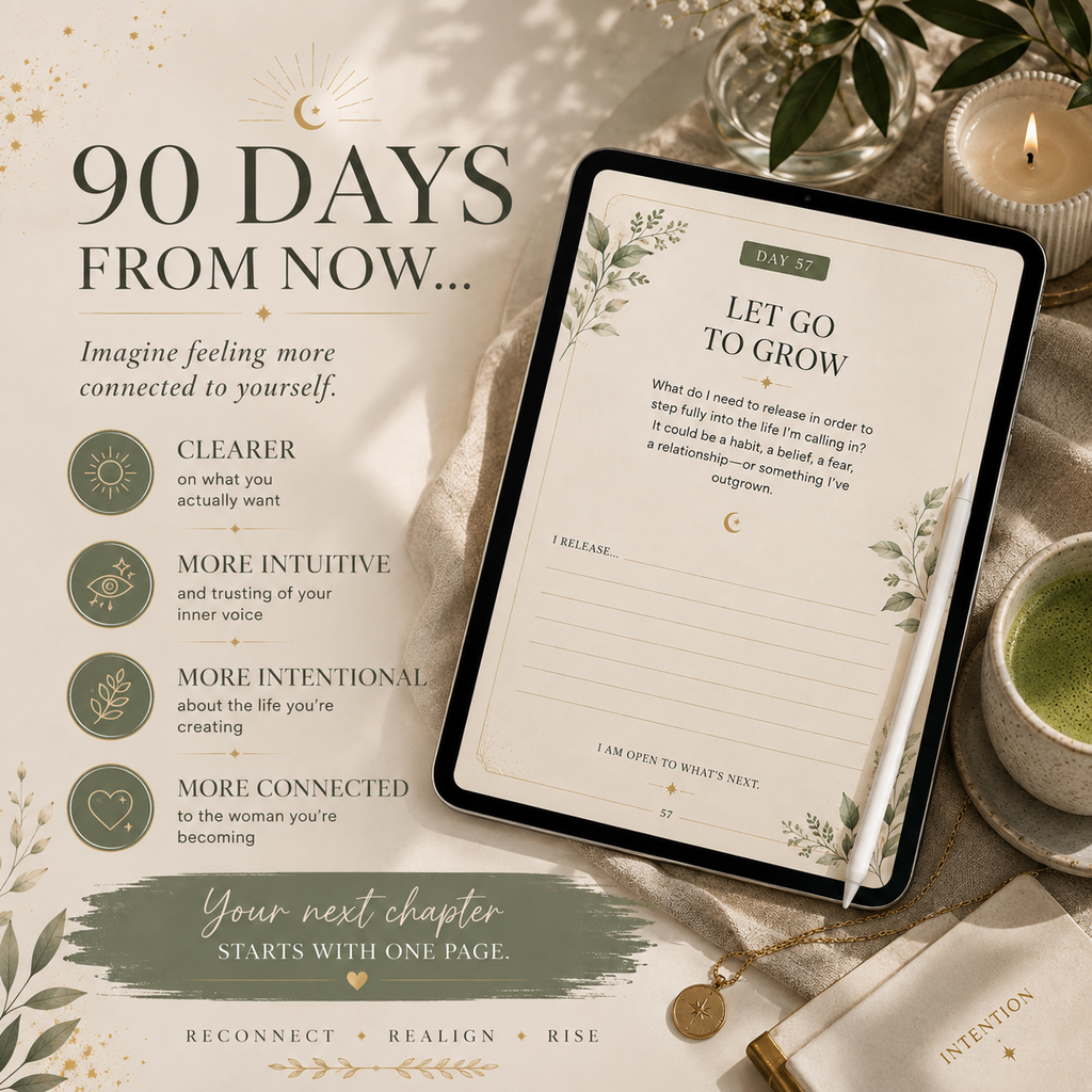 90 Days to Reconnect With Yourself: A Guided Journal